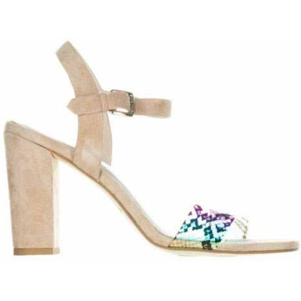 Kendall & Kylie Suede Brima Snake Print Sandal